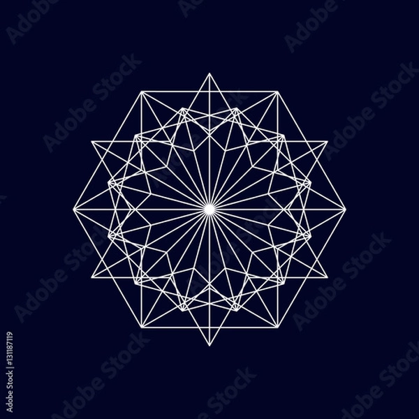 Fototapeta Star design. Vector illustration EPS 10.