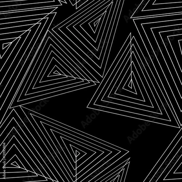 Fototapeta Abstract modern background with polygons.