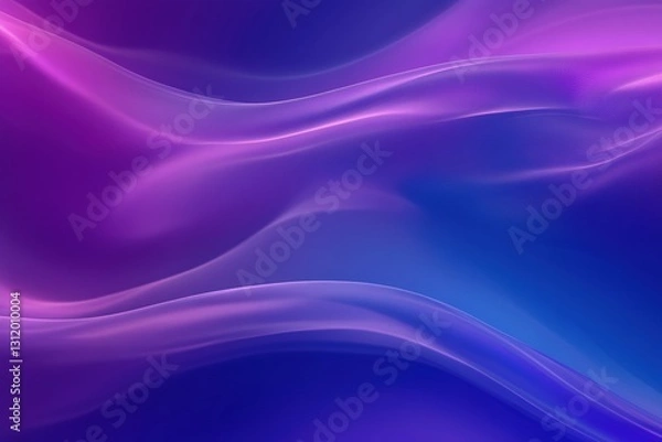 Fototapeta smooth gradient background transitioning from deep blue to soft purple