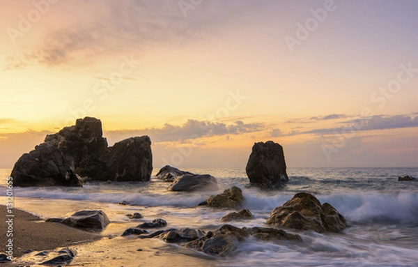 Fototapeta Capo Rasocolmo beach, Sicily 
