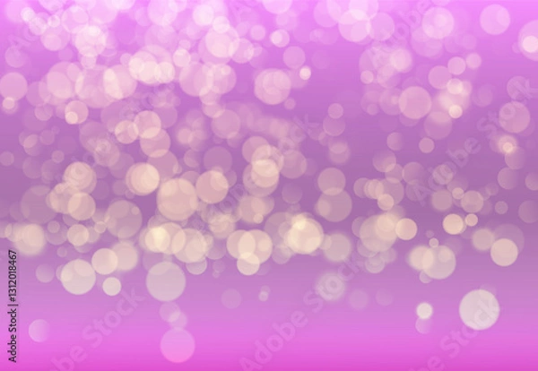 Fototapeta Abstract bokeh lights with light purple background, beautiful bokeh from water droplets 