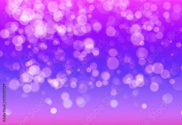 Fototapeta Abstract bokeh lights with light purple background, beautiful bokeh from water droplets 