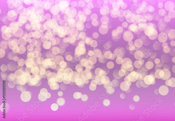 Fototapeta Abstract bokeh lights with light purple background, beautiful bokeh from water droplets 