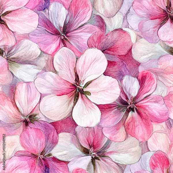 Fototapeta seamless floral background