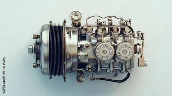 Obraz Detailed view of a vintage engine