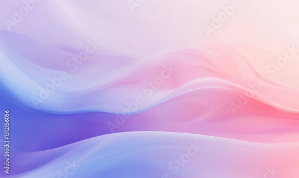 Obraz "Minimalist Abstract Background with Soft Pastel Gradient"