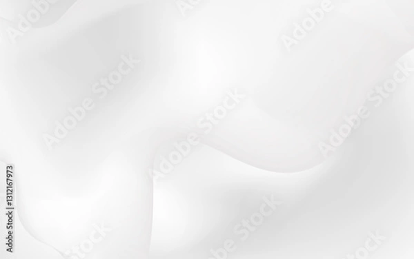 Fototapeta Abstract white gradient smooth clean texture backdrop background elegant light