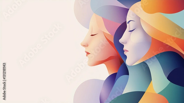 Fototapeta Artistic Womanhood Images for Women's Day: Celebrating Strength, Grace, and Empowerment