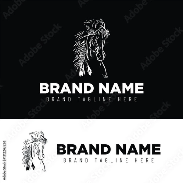 Obraz Horse logo Design 
