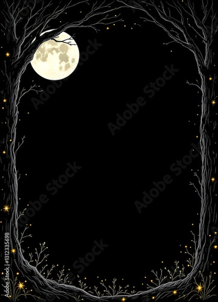 Obraz A starry night scene