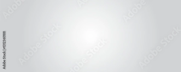Fototapeta Silver foil background with metal mirror texture. Chrome gradient surface with light like could abstract