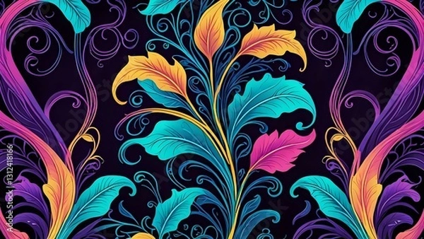 Obraz seamless floral pattern