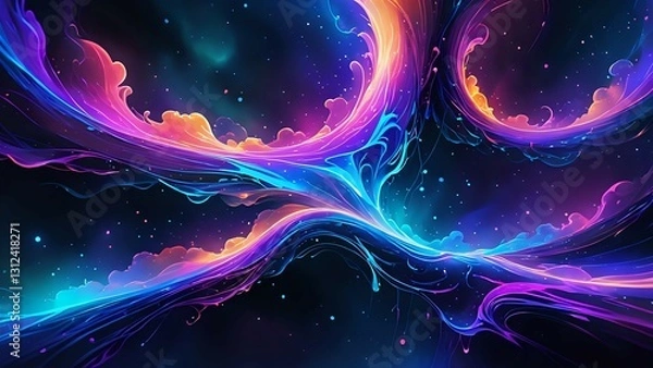 Fototapeta abstract fractal background