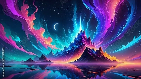 Fototapeta abstract fractal background
