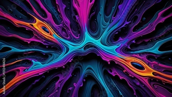 Fototapeta abstract fractal background