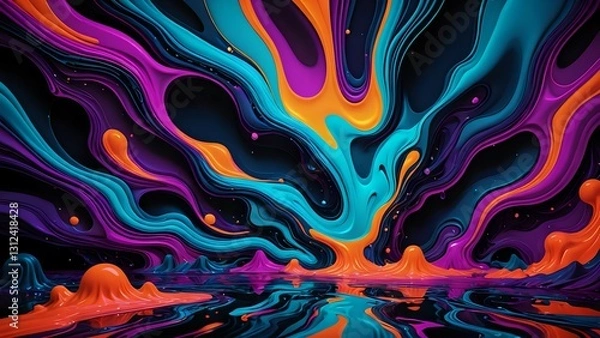 Fototapeta abstract colorful background