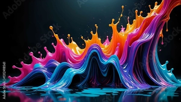 Fototapeta abstract colorful background