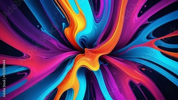 Fototapeta abstract fractal background