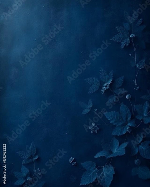 Fototapeta Abstract dark blue background with diagonal stripes and effects