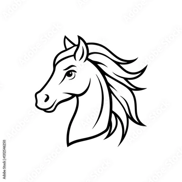 Obraz horse vector illustration