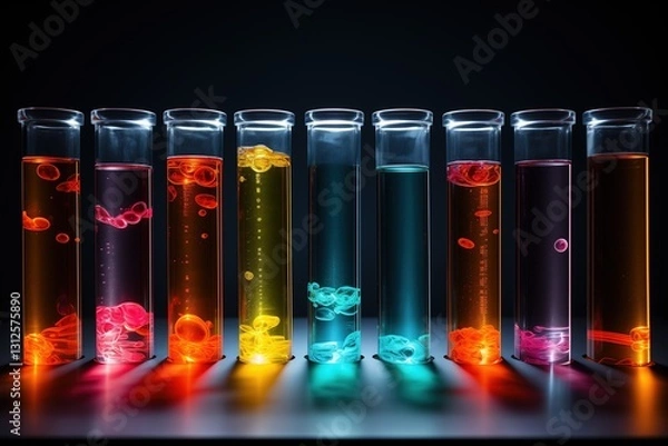 Obraz Test tubes in the laboratory