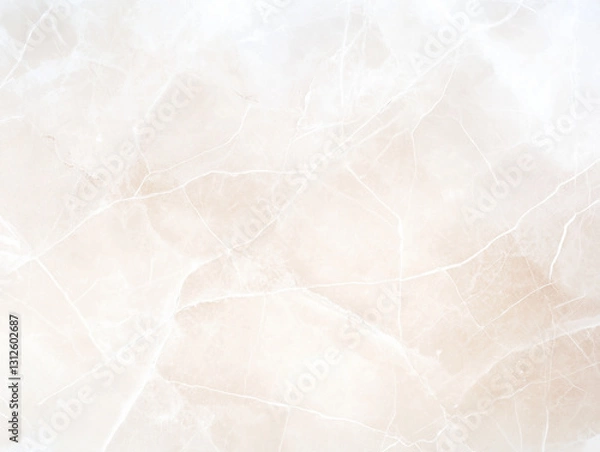 Fototapeta Elegant light-colored marble surface with subtle veining captures attention in a stylish setting
