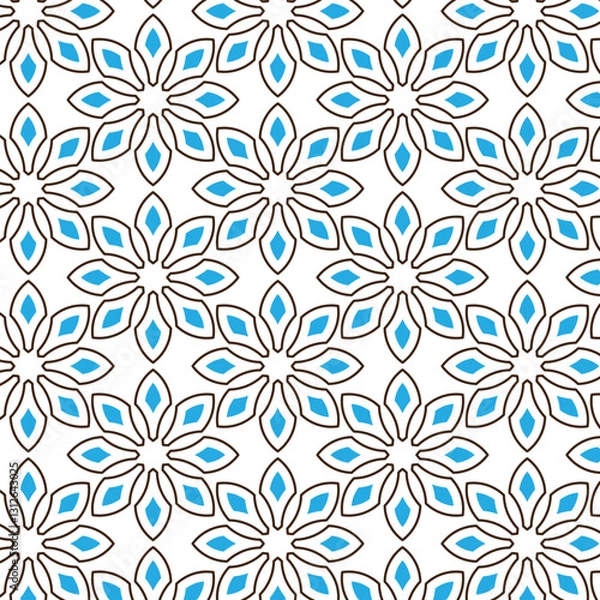 Obraz This seamless design is suitable for background or as a character motif.