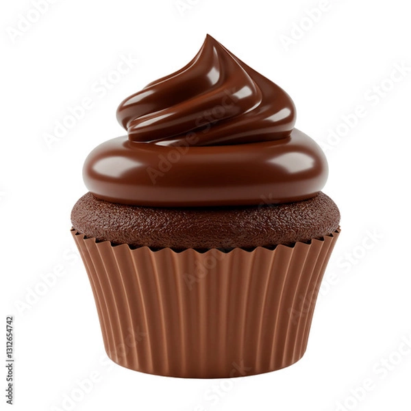 Obraz A delicious chocolate cupcake