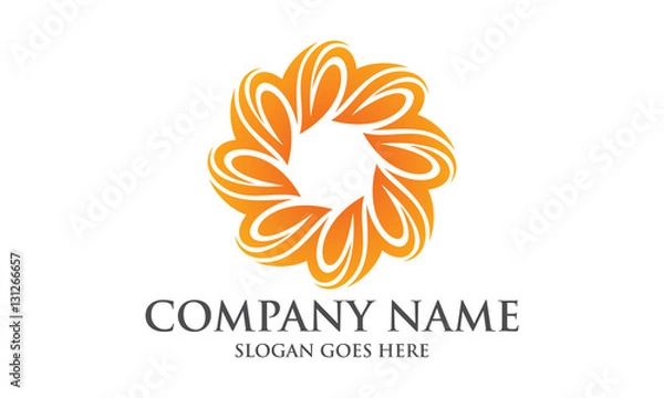 Obraz Elegant Abstract Circular Logo Image Vector