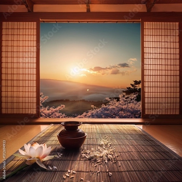 Obraz japanese restaurant interior