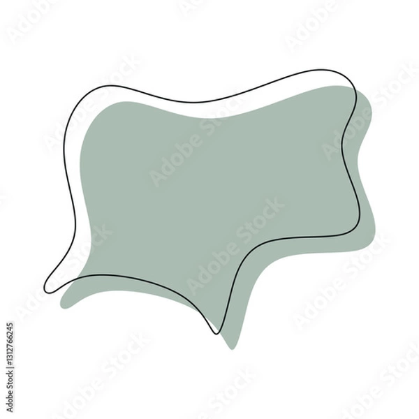 Fototapeta Abstract Blob Shape