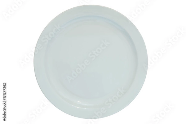 Fototapeta Empty Dish Background, Empty Dish, Empty Dish isolated on white