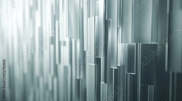 Fototapeta An abstract background design featuring bright-colored circular rings arranged in a minimalistic pattern.