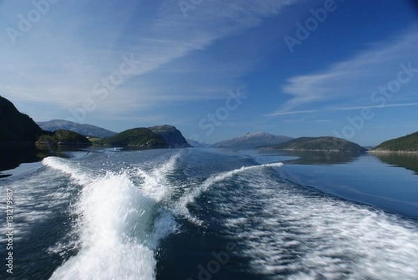 Obraz Bootstour in Norwegen