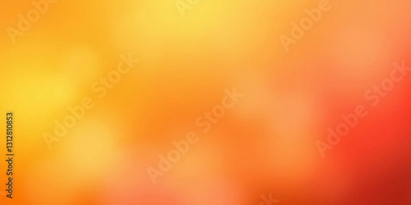 Obraz Yellow orange grainy gradient background noise texture smooth color gradient texture, copy space