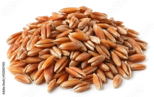 Obraz High-Quality Image of Organic Farro Grains Close Up