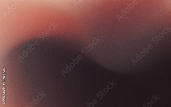 Fototapeta grainy dark brown color gradient mesh background vibrant poster noise, texture, banner cover, header backdrop design