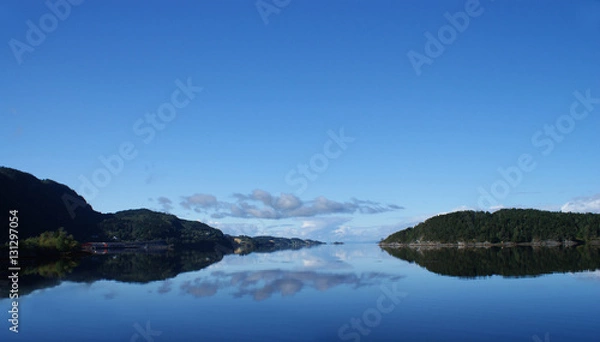 Obraz einsame Landschaft in Norwegen