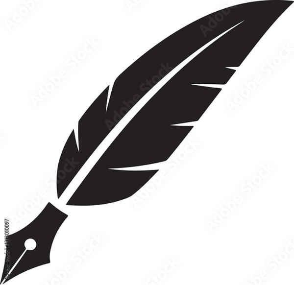 Obraz feather pen and ink