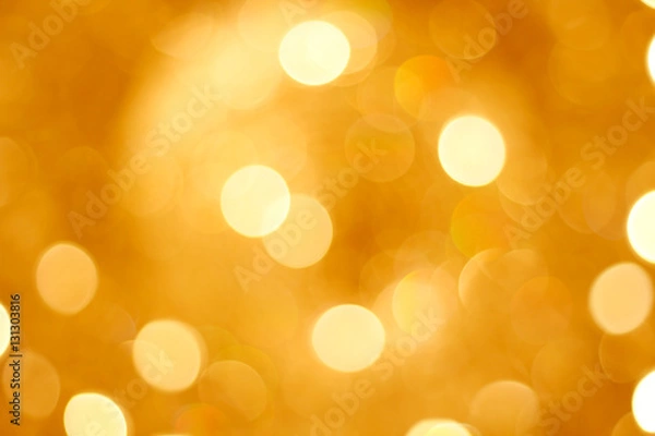 Fototapeta Abstract various colorful blurred bokeh of chandelier as a background
