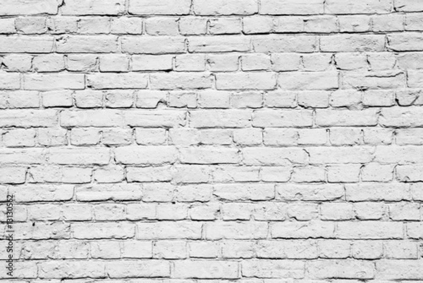 Obraz White brick wall