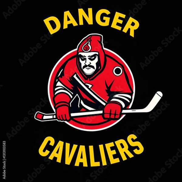 Obraz a0076 - Panneau danger cavaliers