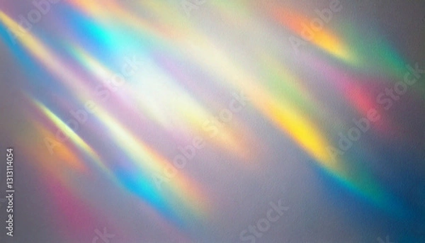 Obraz colorful rainbow light effect