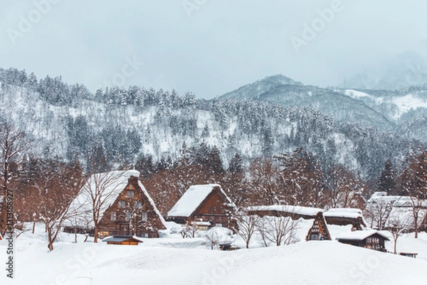 Fototapeta Shirakawago Japan Unesco heritage 