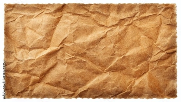 Fototapeta Hand-Drawn Brown Paper Texture: App Design Mockup Portrait