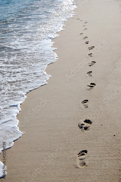 Obraz Spuren im Sand