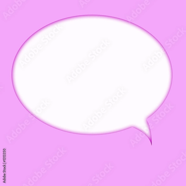 Fototapeta speech bubble