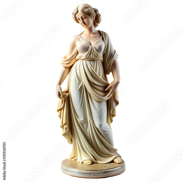 Fototapeta statue of virgin mary with baby