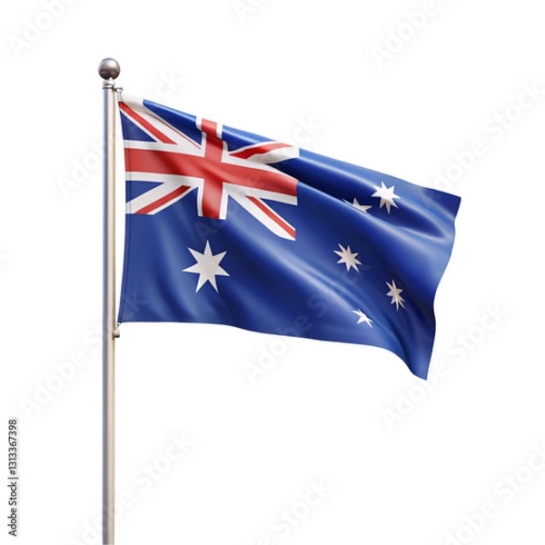 Obraz australia flag isolated on white