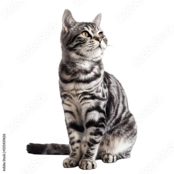 Fototapeta cat on transparent background